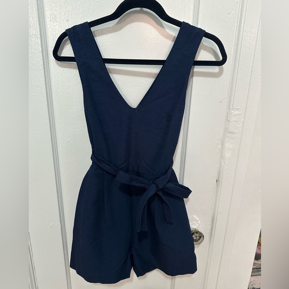 Club Monaco Navy Romper